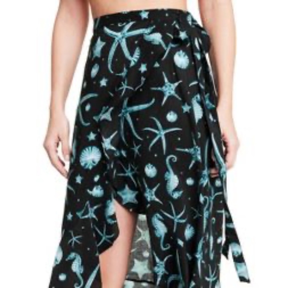 Deep Sea Print Wrap Skirt - Agua Bendita x Target - Picture 3 of 11